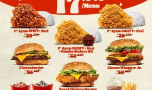 Promo Burger King, Rayakan PESTA MERDEKA Bersama-Sama!