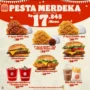Promo Burger King, Rayakan PESTA MERDEKA Bersama-Sama!
