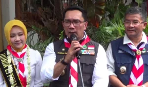 Gubernur Jawa Barat didamingi Istri Atalia Praratya dan Wakil Bupati Sumedang Erwan Setiawan saat Kunker, Rabu 2 Agustus 2023. (Je/ dedis)