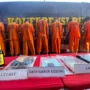 Barang bukti yang ditunjukkan oleh Polresta Cirebon saat konferensi pers.