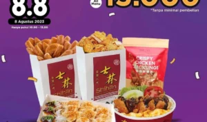 Promo Shihlin Spesial Anniversary 8.8 Cuma 15K Aja!