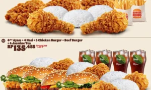 Promo Burger King, Hemat dengan Paket Menu Pilihan!