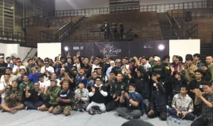 Haul kesembilan mengenang sosok Ayi Beutik, berlangsung kemarin, di Gor Saparua Pajajaran. (Deffa/Jabarekspres)