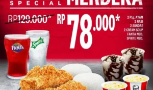 Promo KFC Kombo Spesial Merdeka, Nikmati Harga Spesialnya!