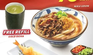 Promo MARUGAME UDON, Merdeka Pilih Menu Sesukamu!