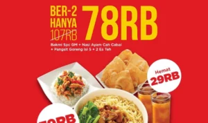 Promo Bakmi GM, Hemat Makan Berdua dengan Promo HBDI!