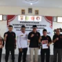 Unsur Forkopimda Sukabumi saat pembentukan Kampung Bebas Narkoba di Kelurahan Sukakarya, Kota Sukabumi.
