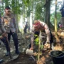Demi Jaga Polusi Udara, Kepolisian Lakukan Penghijauan Sejak Dini Demi Lestarikan Lingkungan. Foto Agi Jabar Ekspres