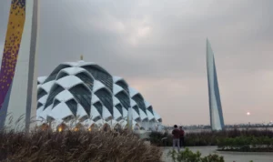 ILUSTRASI: Masjid Al Jabbar di Kecamatan Gedebage, Kota Bandung.