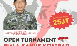 Perhubungan Kostrad dan Ereight Apparel Bakal Gelar Turnamen