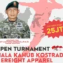 Perhubungan Kostrad dan Ereight Apparel Bakal Gelar Turnamen