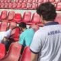 aremania rusak Kursi stadion dipta