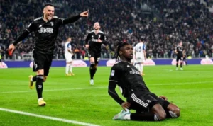Juventus Pesta Gol dan Bungkam Tuan Rumah Udinese cetak-gol-Juventus-moise-kean