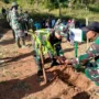 Kodim 0610/Sumedang Bersama Forkopimcam, FKPPI dan Mahasiswa Lakukan Penghijauan di Sumedang