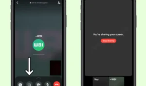 WhatsApp Screen Sharing