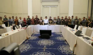 Pemerintah Kabupaten (Pemkab) Bandung saat membahas RDTR di Kementerian ATR/BPN (22/8).