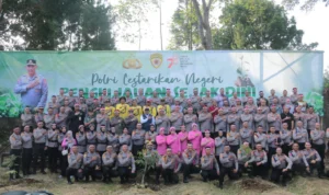 Peringati Kemerdekaan RI, POLRI Lakukan Aksi Tanam 4000 Pohon