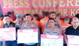 10 Hari Operasi Antik Lodaya, Satresnarkoba Polresta Bogor Ungkap 16 Kasus, 18 Tersangka Diamankan