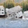 Rumah hanyut di alaska akibat banjir