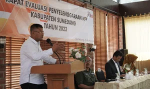 Erwan Setiawan Sampaikan Pesan saat Buka Rapat Evaluasi Penyelenggaraan MPP