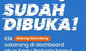 SUDAH DIBUKA! Kartu Prakerja Gelombang 61 Sudah Dibuka Hari Ini, Berikut Cara Daftarnya kartu prakerja gelombang 61