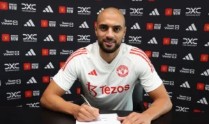 Ini Pesan Sofyan Amrabat untuk Pendukung Manchester United Setelah Resmi Bergabung sofyan amrabat manchester united