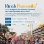 Jangan ketinggalan, besok akan dilaksanakan pesta rakyat berupa Kirab Pancasila di Jalan Asia Afrika, Kota Bandung, Sabtu 9 September 2023.