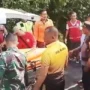 Korban Lift putus di Bali saat akan dievakuasi ke RS. (istimewa)