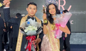 Nasyfa Hafaa Wibowo dan Topan Hardian Wakil Jawa Barat Berhasil Menjadi Juara Duta Pariwisata Remaja Indonesia 2023