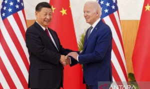 Presiden Amerika Serikat, Joe Biden, mengungkapkan rasa kekecewaannya karena Presiden China, Xi Jinping, memutuskan untuk tidak menghadiri Konferensi Tingkat Tinggi (KTT) G20 yang akan diselenggarakan di India bulan ini. (foto: ANTARA)