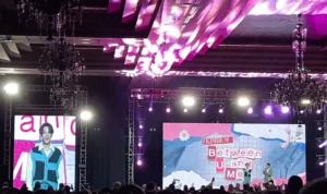Kim Bum Nyanyikan Lagu Coldplay dan Ost Boy Over Flowers di Acara Fan Meeting "Between U and Me" Jakarta