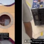 Tangkapan layar video uanggahan Fanny Soegi tentang gitarnya yang seharga Rp30 Jutaan rusak dibagasi pesawat. (x)