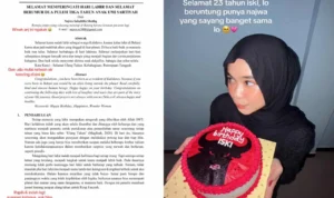 Viral di TikTok Seorang Sahabat Memberikan Hadiah Jurnal Ulang Tahun. (TikTok/Viral di TikTok Seorang Sahabat Memberikan Hadiah Jurnal Ulang Tahun.