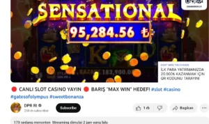 Tayangan siaran langsung judi online di akun Youtube DPTR RI.