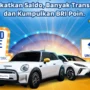 BRImo FSTVL 2023 ini memberikan hadiah utama 5 unit mobil listrik Mini Cooper Electric dan 10 unit MG 4 EV Ignite.
