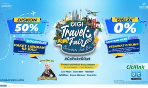 Dukung Pertumbuhan Pariwisata, bank bjb Kolaborasi dengan Citilink Gelar DIGI Travel Fair Tawarkan Sejumlah Promo Menarik DIGI Travel Fair