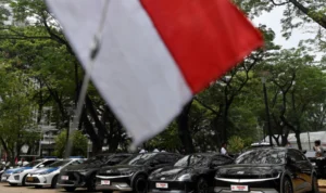 Daftar Mobil Listrik KTT ASEAN 2023/ ANTARA FOTO/Zabur Karuru/foc.