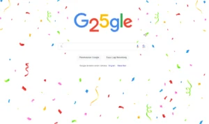 Ulang Tahun ke-25, Google Doodle Tampil Menarik!
