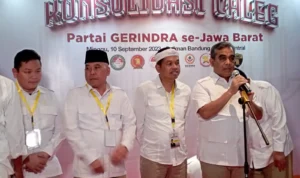 Langsungkan Konsolidasi Caleg di Bandung, Sekjen DPP Gerindra Siap Menang di Jabar Langsungkan Konsolidasi Caleg di Bandung, Sekjen DPP Gerindra Siap Menang di Jabar