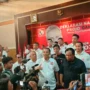 Relawan Projo Ganjar saat deklarasi di Kota Depok. Rubiakto/Jabar Ekspres