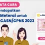 Cara Dapat e-Materai untuk Pendaftaran CPNS 2023