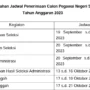 Jadwal CPNS dan PPPK 2023 yang Resmi Diundur Resmi dari BKN/ Tangkap Layar BKN