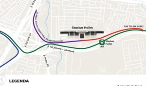 Cara ke Stasiun Halim Naik Kendaraan Pribadi/ Instagram @keretacepat_id