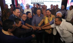 Juru Bicara Partai Gerindra, Budi Dijawandono menilai pihaknya menangkap semangat SBY dan AHY pada pertemuan dengan Prabowo Subianto. ANTARA/HO-Dokumentasi Partai Gerindra.