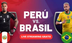 Link Live Streaming Peru vs Brasil, Kualifikasi Piala Dunia 2026