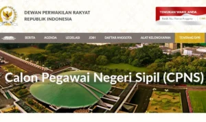 Pengumuman CPNS Setjen DPR RI 2023/ Tangkap Layar Laman DPR RI
