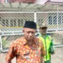 Lurah Cinere, Mashuri menanggapi penemuan mayat ibu dan anak yang tinggal kerangka di Depok yang diduga kematian disebabkan faktor ekonomi. Jabar Ekspres/Rubiakto.