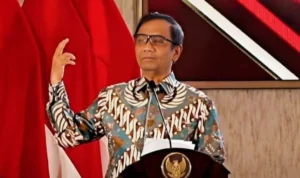 Menko Polhukam, Mahfud MD tegaskan tidak ada kaitannya dengan politik soal Cak Imin dipanggil KPK terkait dugaan korupsi di Kemenaker. ANTARA/Youtube Kemenko Polhukam RI/pri.