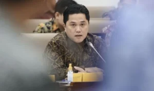 Ditanya Soal Hasil Survei Elektabilitas Sebut Cocok Jadi Cawapres, Erick Thohir: No Comment, Lanjut Kerja Saja! Menteri BUMN, Erick Thohir pilih tak berkomentar saat ditanya soal hasil survei elektabilitas sebut cocok jadi Cawapres. ANTARA/Dhemas Reviyanto/aww.