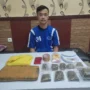 Mulyatullah (30) terduga pelaku pengedar narkoba jenis ganja yang berhasil diringkus polisi. Dok Humas Polres Sukabumi Kota.